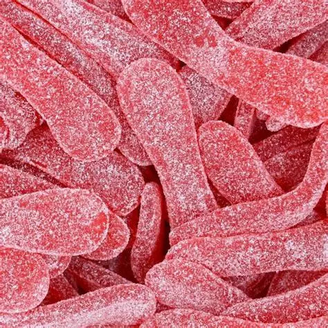 Langues fraise sucré